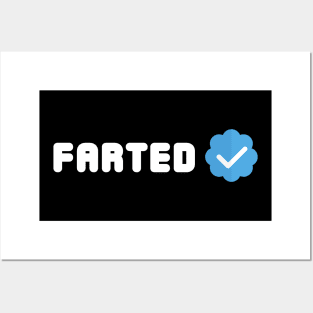 Farted Twitter Check Posters and Art